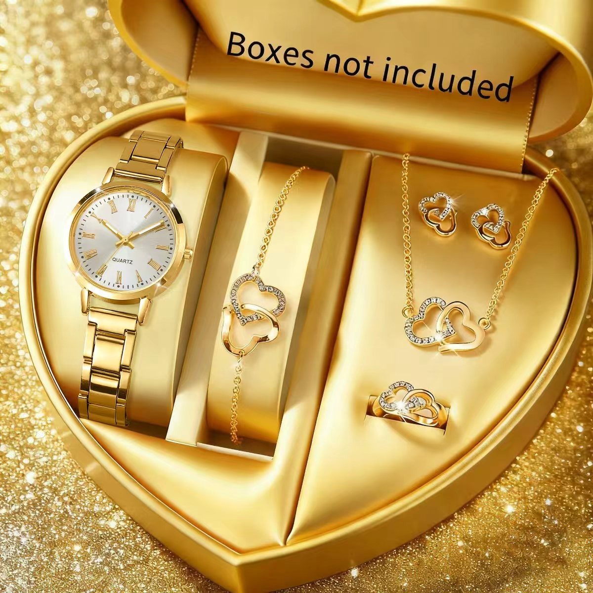 Jewelry Watches For Ladies - 6 SZTUK Modny Damski Zegarek Kwarcowy