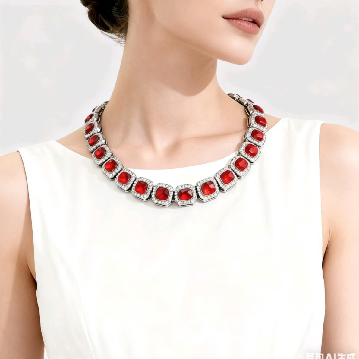 Hip Hop Chain Necklace - Akcesoria DIY Nowe europejskie i amerykańskie