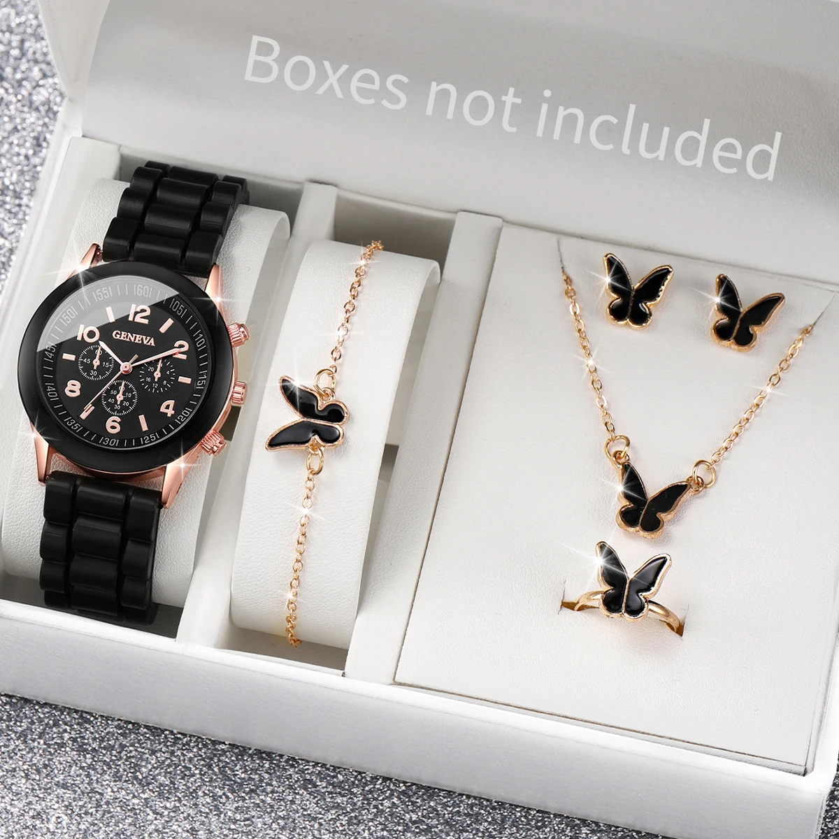 Jewelry Watches For Ladies - 5/6 szt. Modne damskie zegarki z