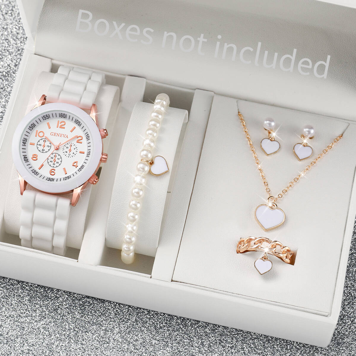 Jewelry Watches For Ladies - 5/6 szt. Modny Zestaw Damskich Zegarków