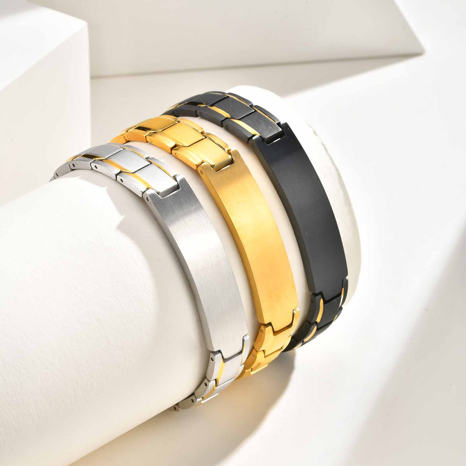 Bransoletka męska ze stali nie – Jewelry Watches Men recenzja i cena
