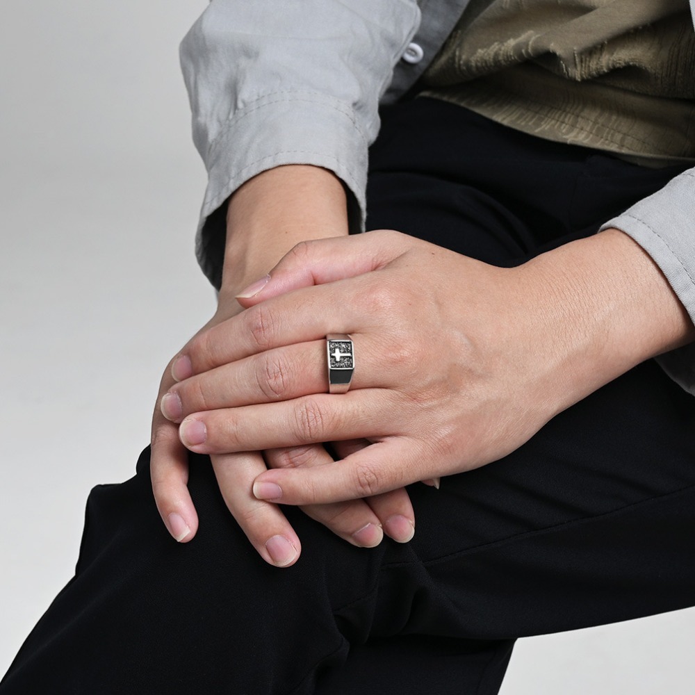 Pierścień męski Somen Vintage  – Mens Signet Ring recenzja i cena