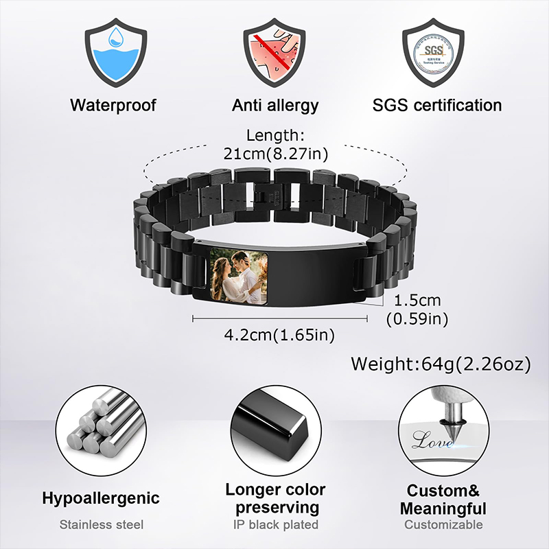 Bransoletka na zegarek ze stal – Jewelry Watches Men recenzja i cena