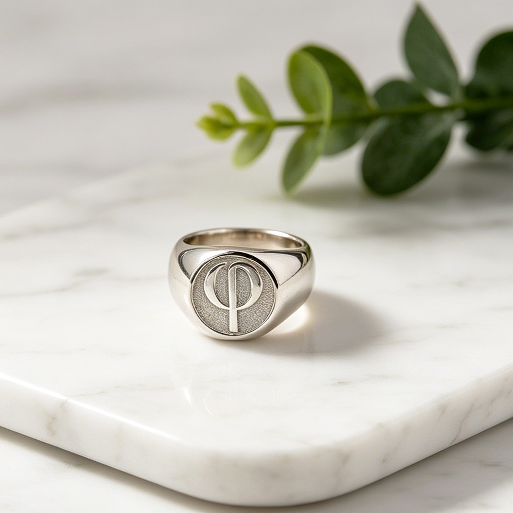 Pierścień męski z sygnetem 15  – Mens Signet Ring recenzja i cena