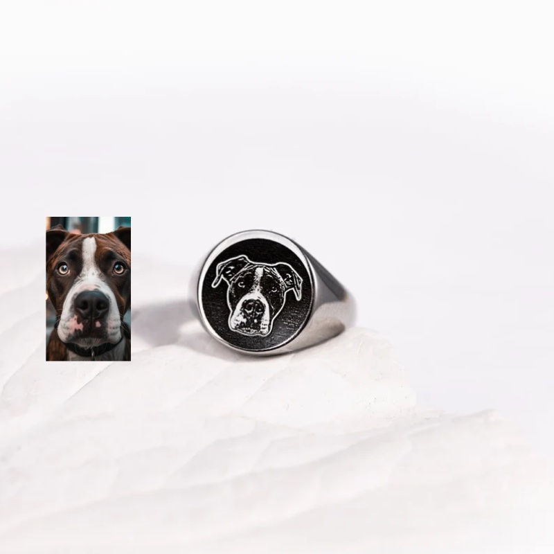 Pierścień sygnetowy z grawerem – Mens Signet Ring recenzja i cena