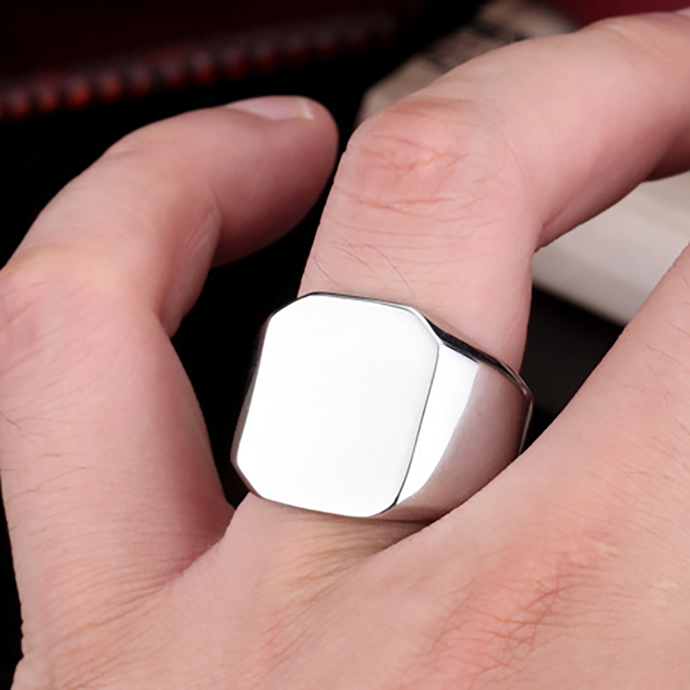 Darmowe grawerowanie nowe sreb – Mens Signet Ring recenzja i cena