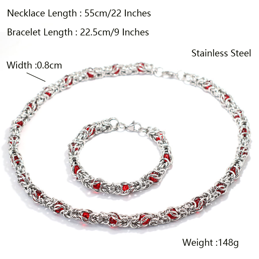 Unikatowy Zestaw Naszyjnik i B – Hip Hop Chain Necklace recenzja i cena