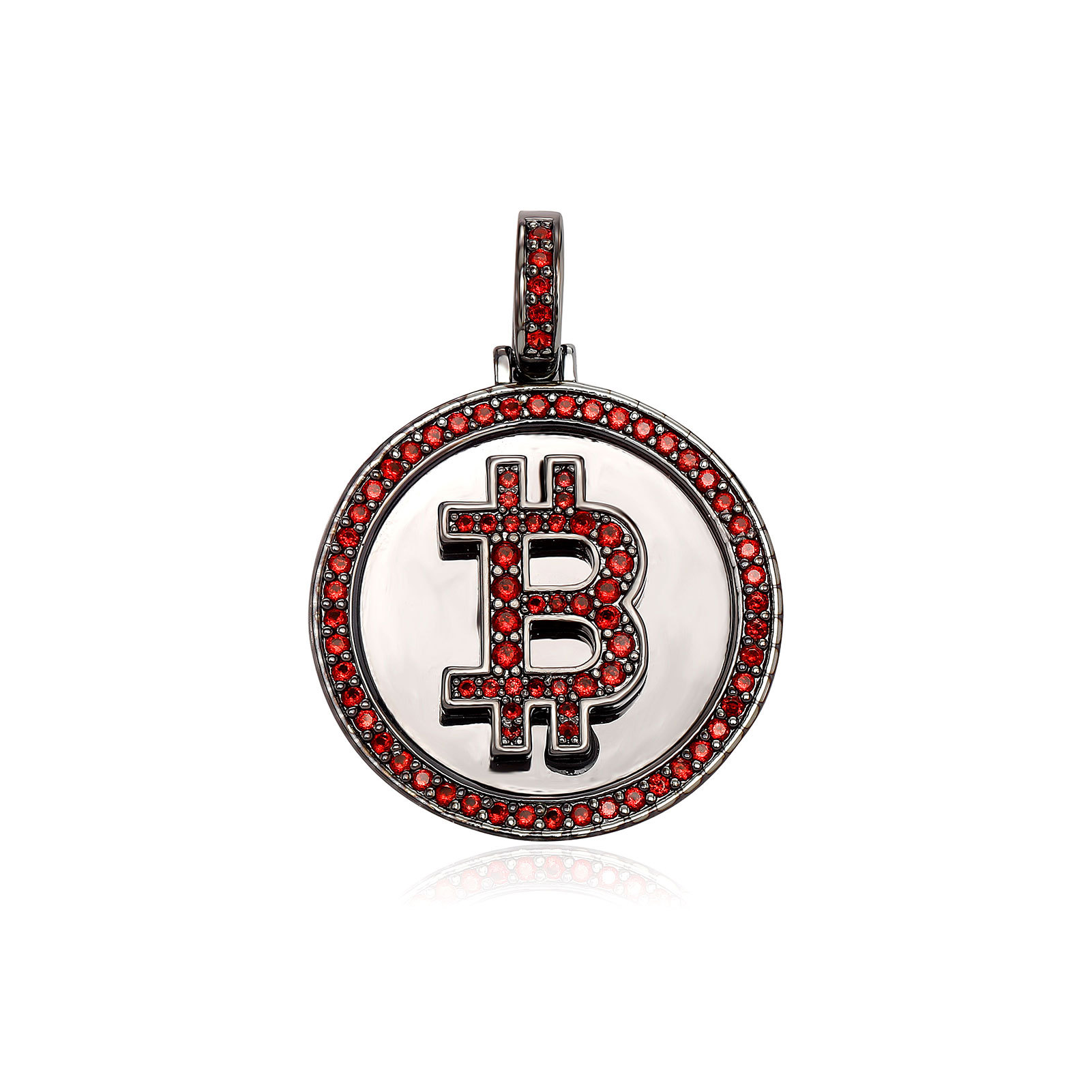 Złoty wisiorek Bitcoin w stylu – Hip Hop Chain Necklace recenzja i cena