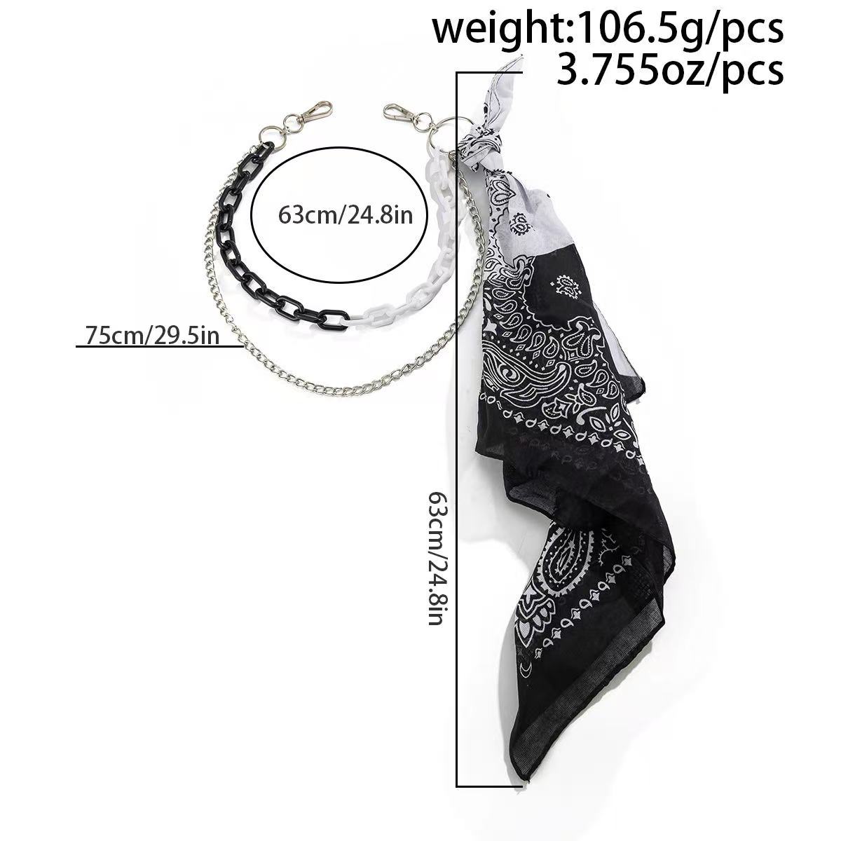 Łańcuch do spodni w stylu pais – Hip Hop Chain Necklace recenzja i cena