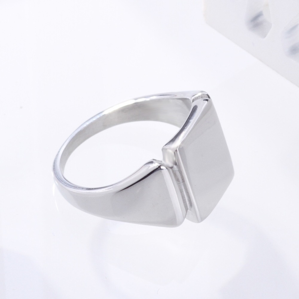 Soul Men Titanium Steel Rings  – Mens Signet Ring recenzja i cena