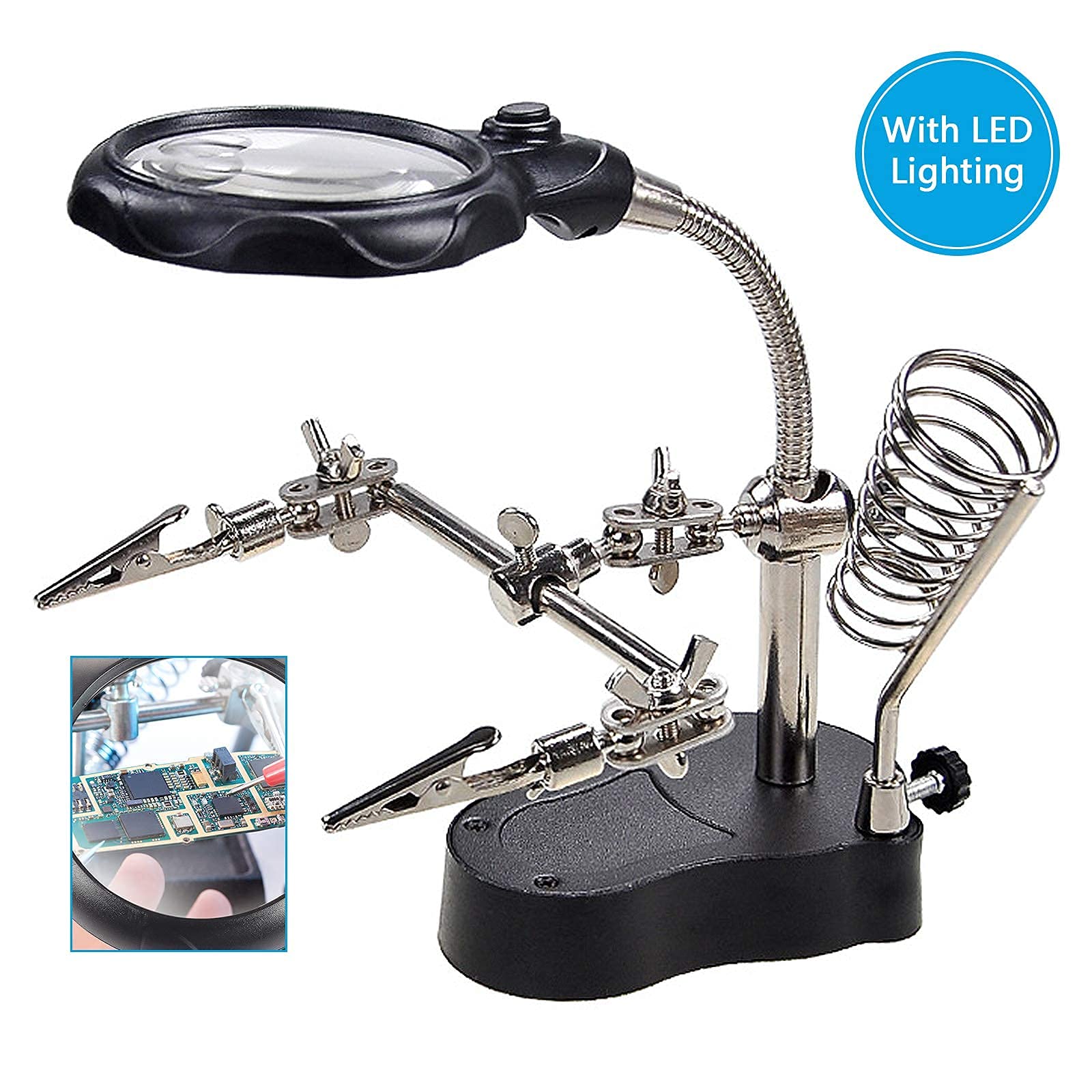 Stacja lutownicza z lampą LED  – Jewelry Watches Repair recenzja i cena
