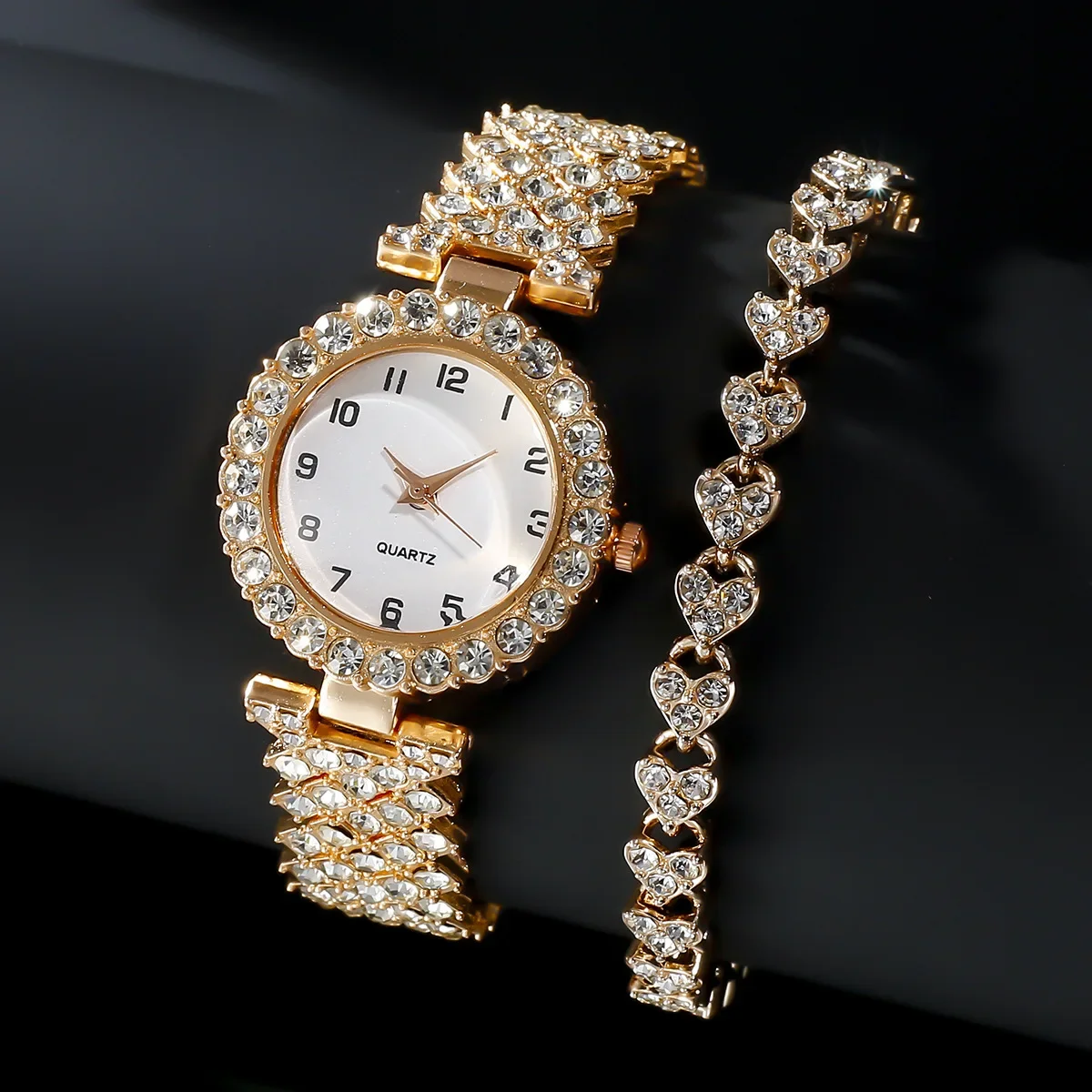 1 szt./2 szt. Luksusowy Zestaw – Jewelry Watches For Ladies recenzja i cena