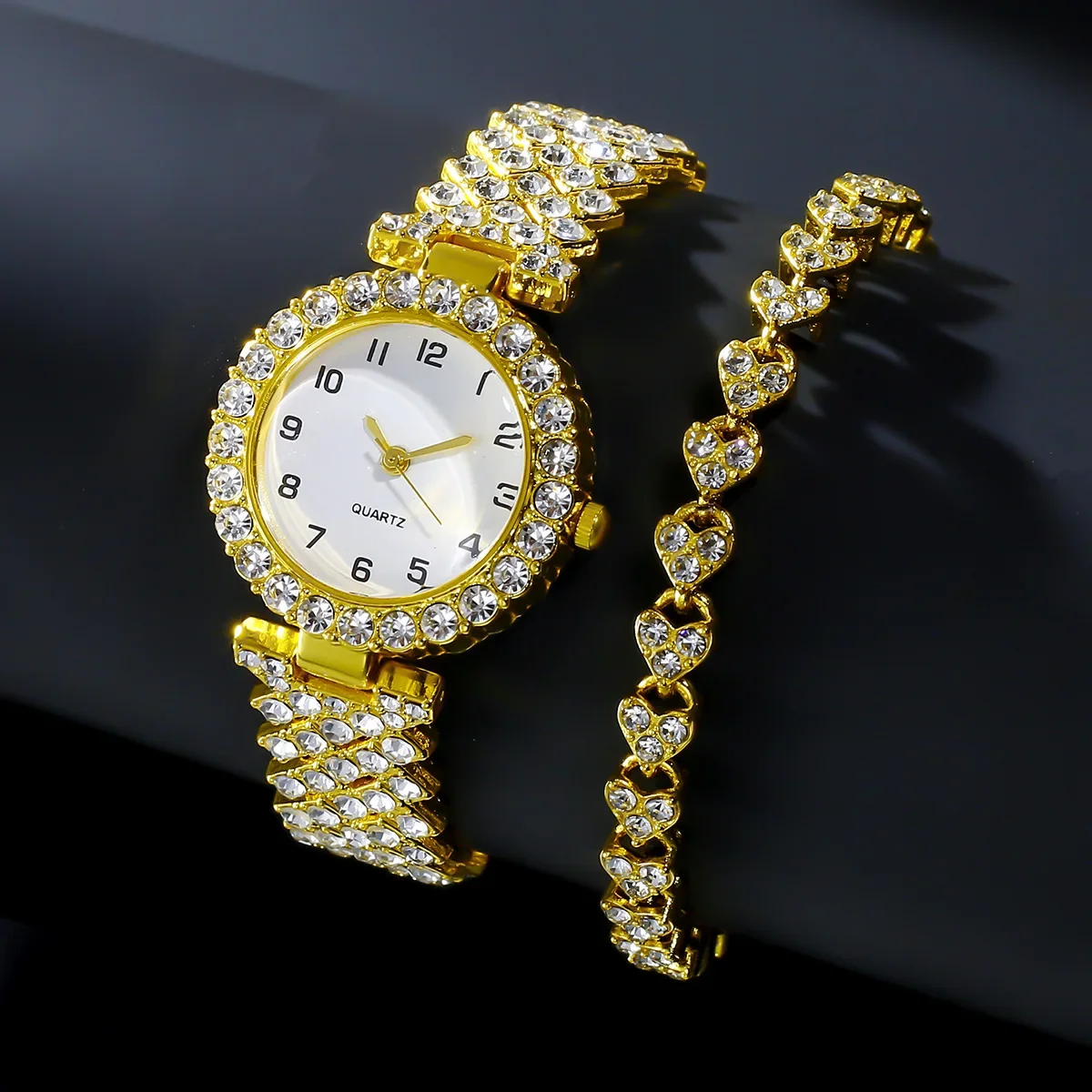 1 szt./2 szt. Luksusowy Zestaw – Jewelry Watches For Ladies recenzja i cena
