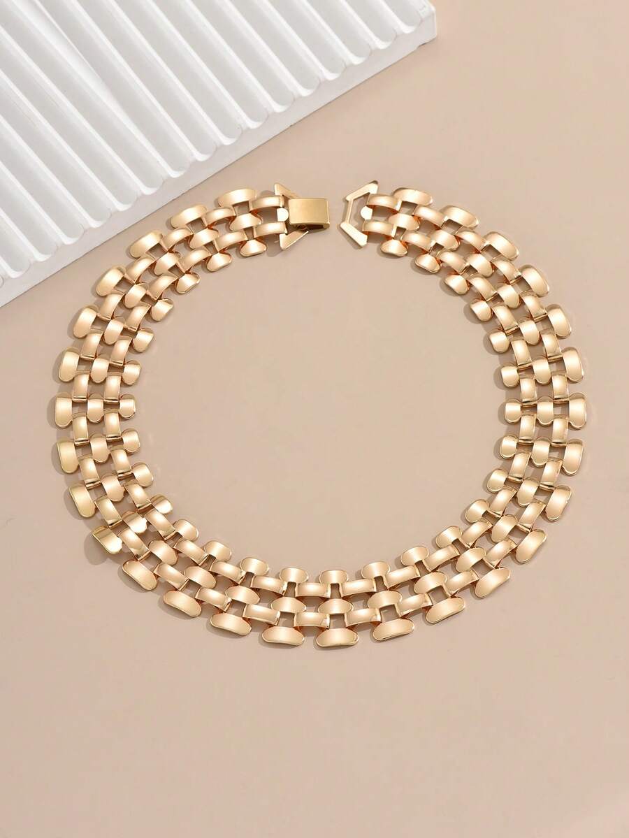 1 szt. Modny, luksusowy, ażuro – Hip Hop Chain Necklace recenzja i cena