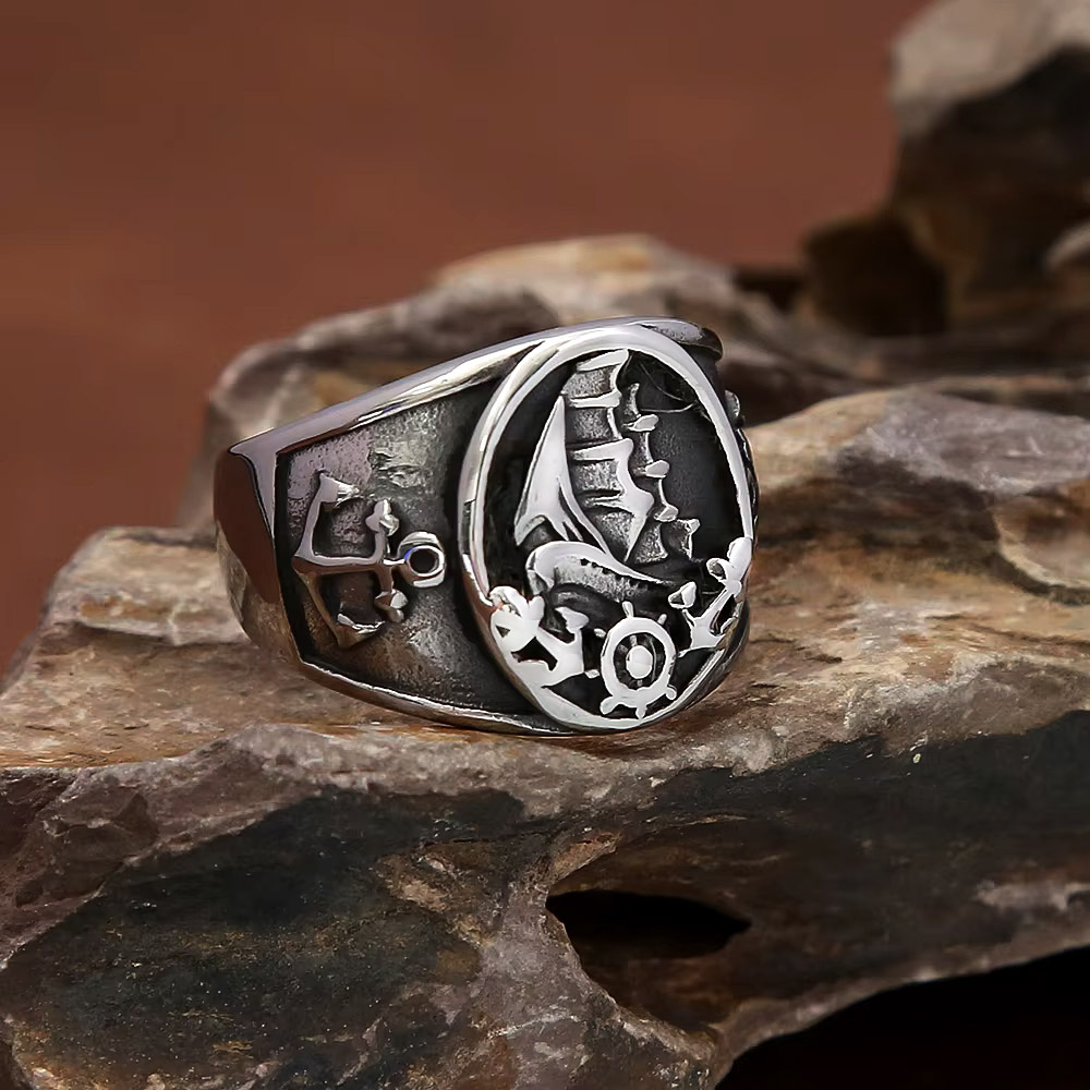 Pierścień sygnetowy w stylu vi – Mens Signet Ring recenzja i cena