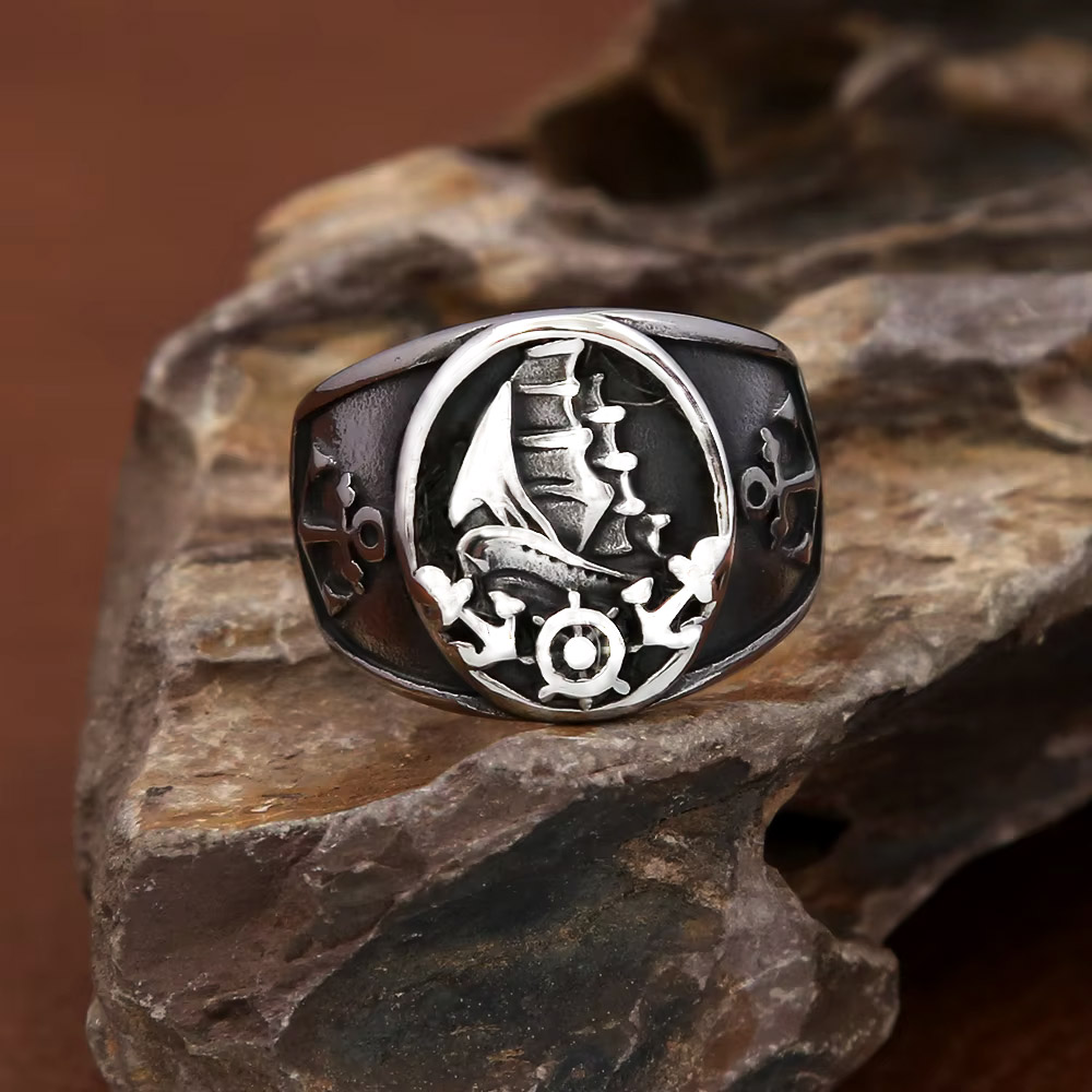 Pierścień sygnetowy w stylu vi – Mens Signet Ring recenzja i cena