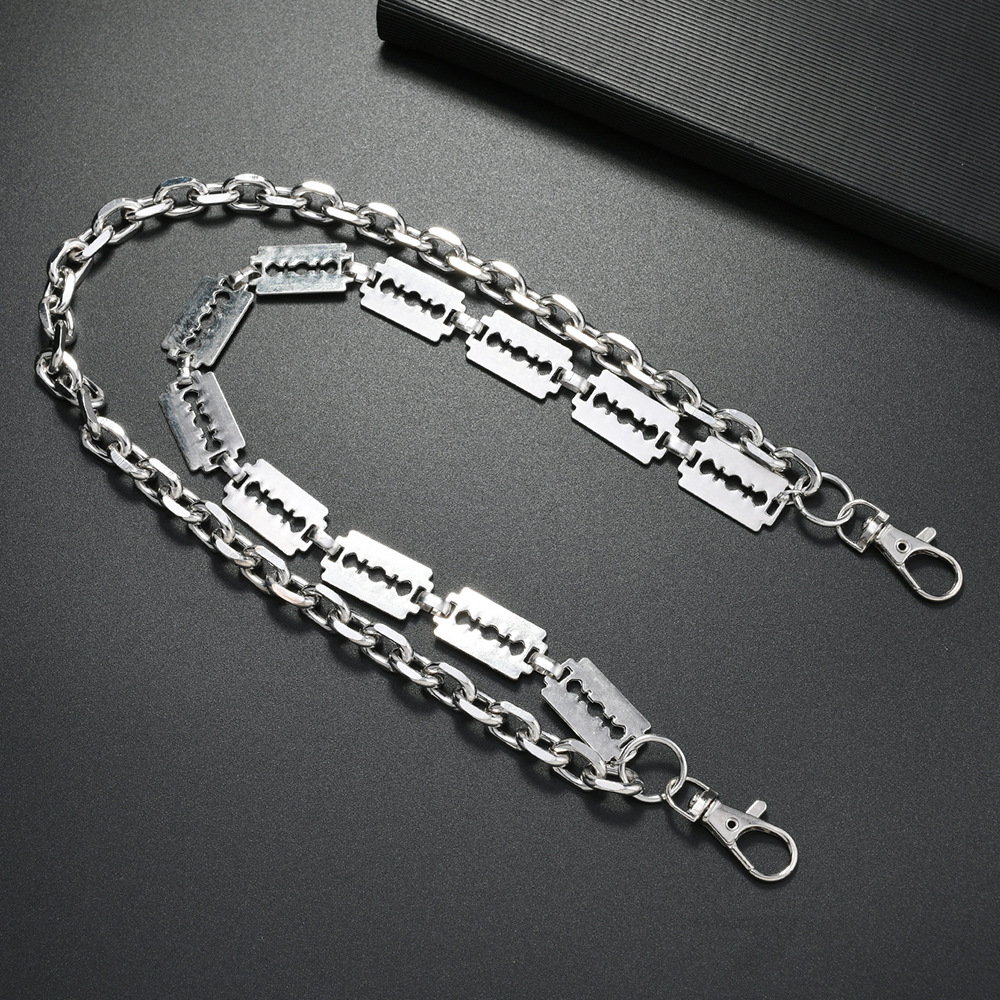 Punk Metal Chain Breloki do kl – Hip Hop Chain Necklace recenzja i cena
