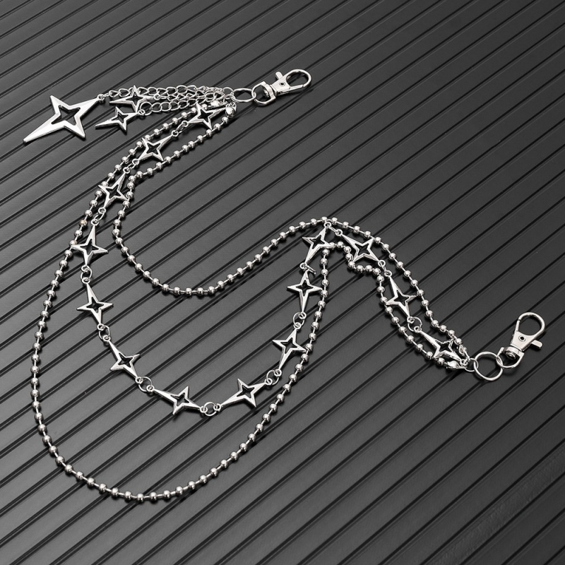 Damski punkowy hip-hopowy wiel – Hip Hop Chain Necklace recenzja i cena