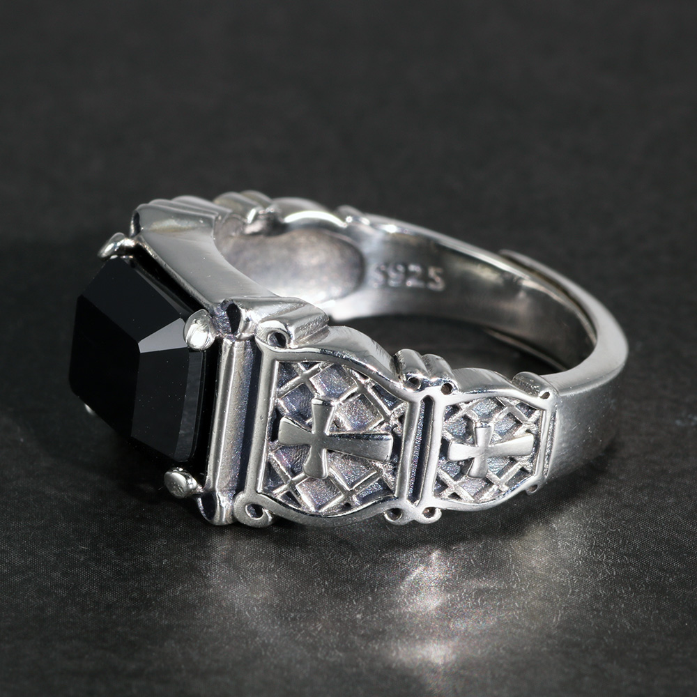 Vintage Punk Silver 925, biżut – Mens Signet Ring recenzja i cena