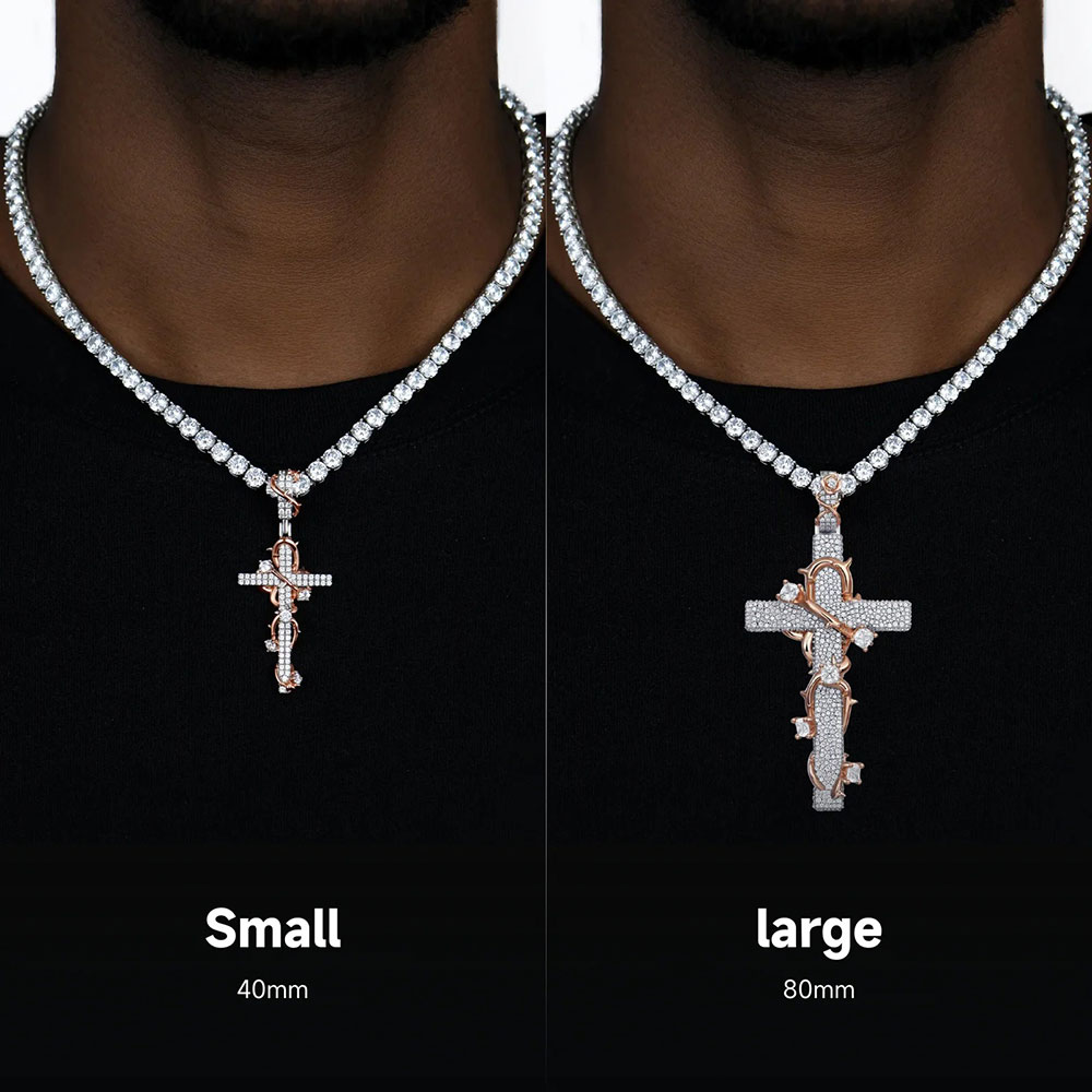 NUOYA Luksusowy Naszyjnik z Mo – Hip Hop Chain Necklace recenzja i cena